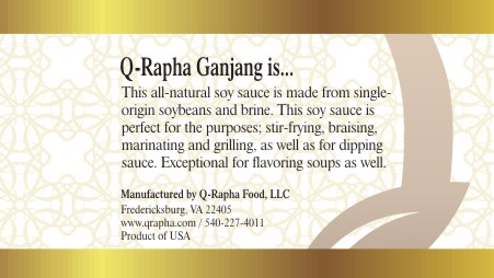 Q-Rapha Premium Korean Ganjang - 12 fl oz